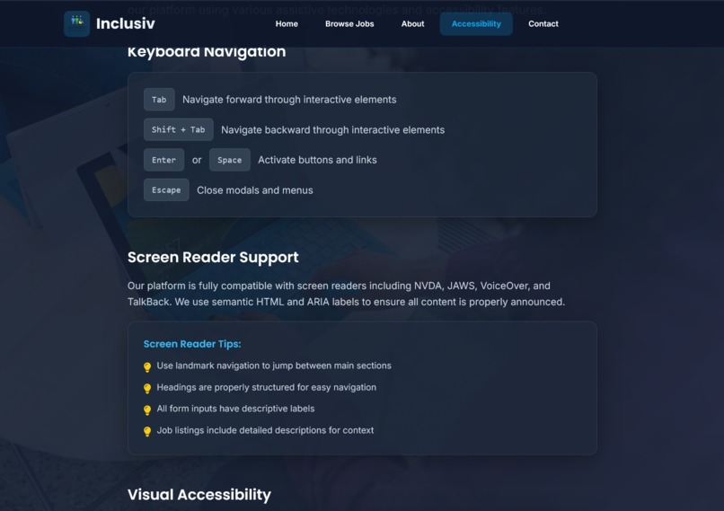 Inclusiv – screenshot 2