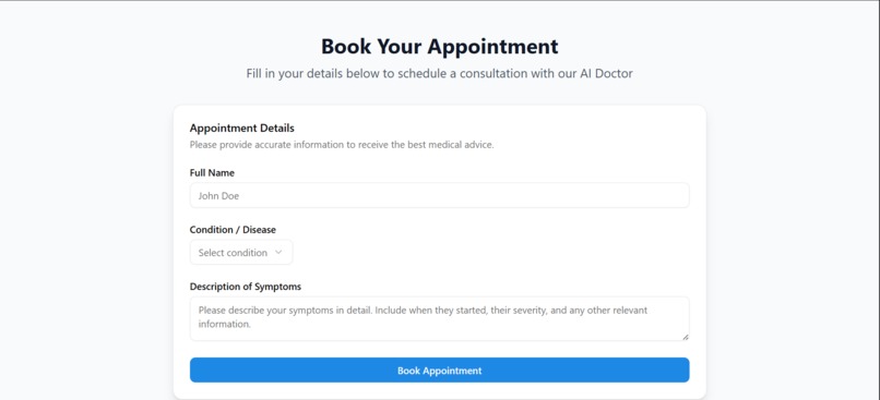 AI Virtual Med-Assistant for SouthAsian Healthcare Challenge – screenshot 1