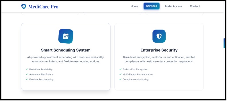 MediCare– Covid Test and Vaccination Management System – screenshot 4