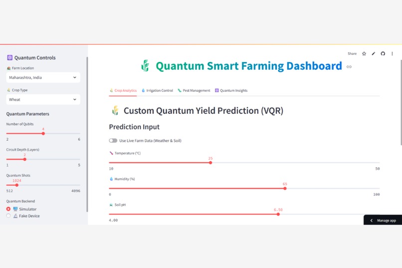 Quantum-farming-dashboardX – screenshot 1