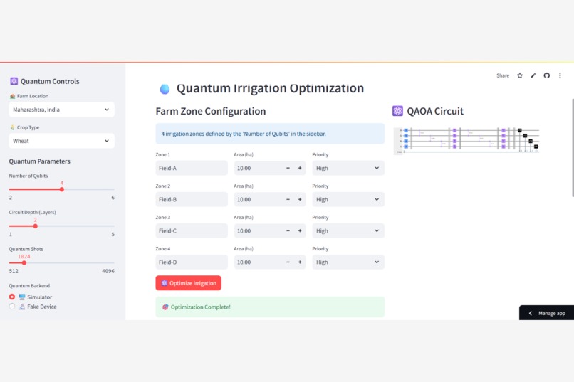 Quantum-farming-dashboardX – screenshot 2