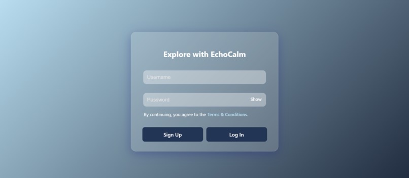 EchoCalm – screenshot 1