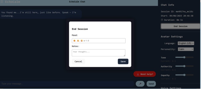 EchoCalm – screenshot 7