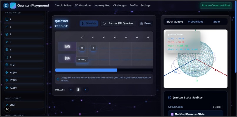 QuantumPlayground – screenshot 2