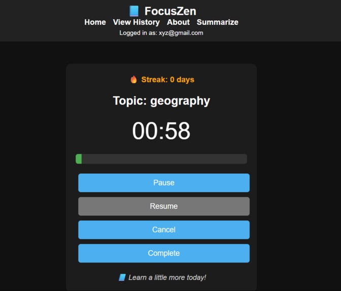 FocusZen  – screenshot 3