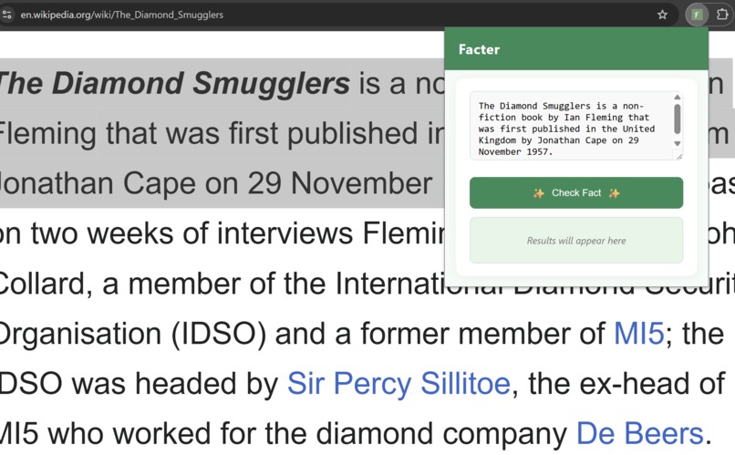 Facter – screenshot 2