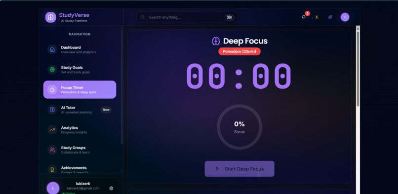 StudyVerse – screenshot 1