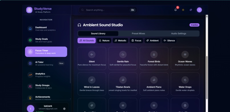 StudyVerse – screenshot 2