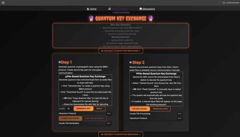 QuantumWhisper – screenshot 4