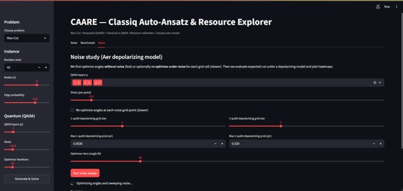 CAARE - Classiq Auto-Ansatz & Resource Explorer – screenshot 4