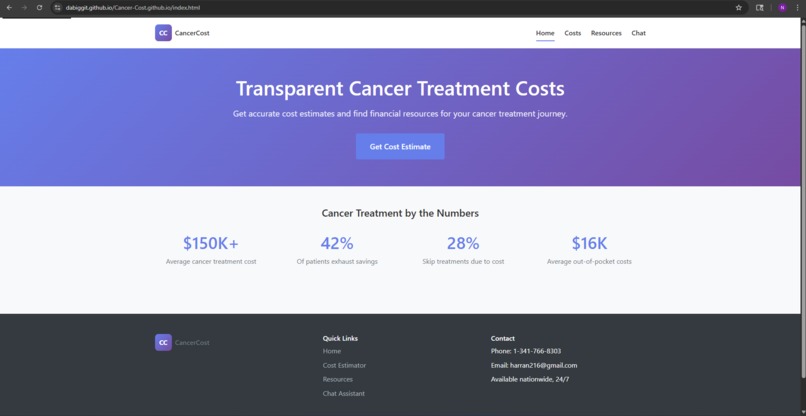 CancerCost – screenshot 1