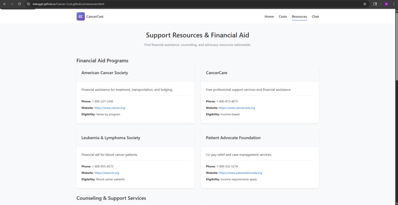 CancerCost – screenshot 3