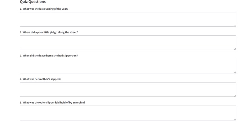 Lesson Quiz Generator – screenshot 1