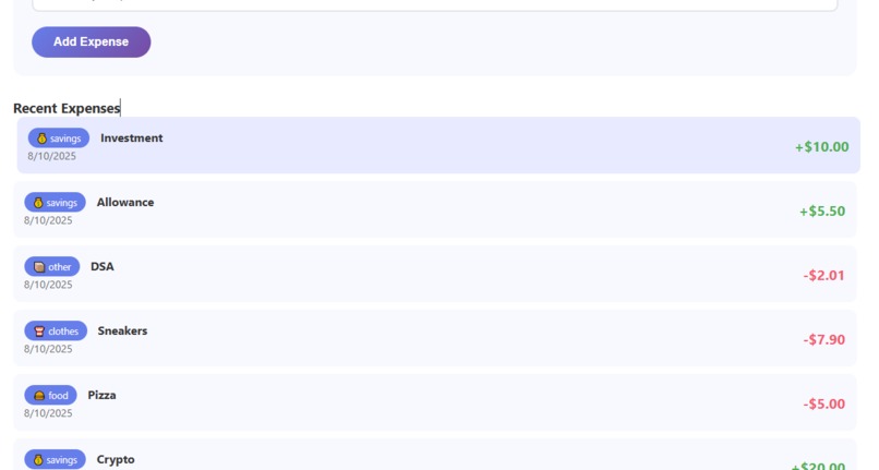 BudgetBuddy – screenshot 3