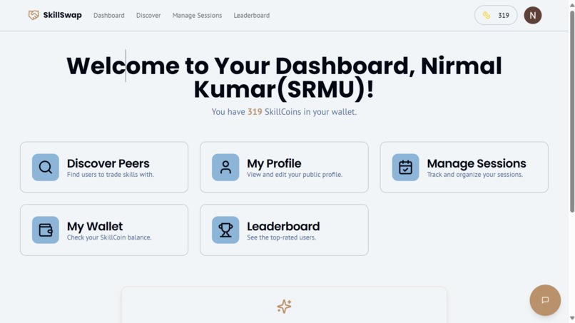 Skill Swap – screenshot 1