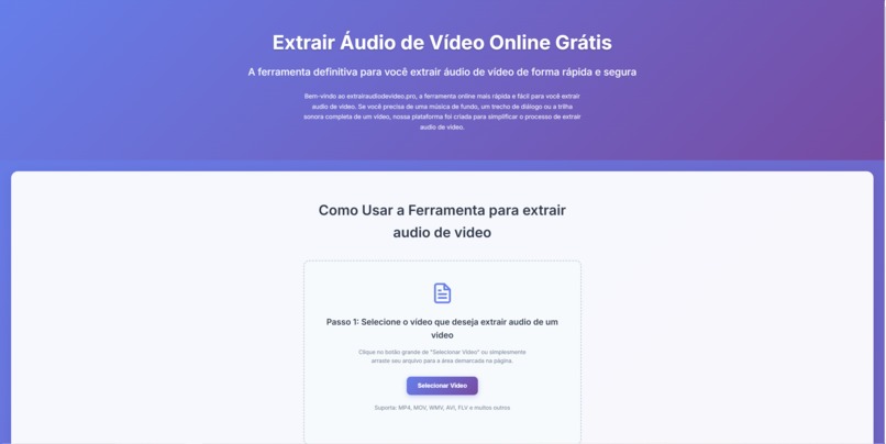 Extrair Áudio de Vídeo – screenshot 3