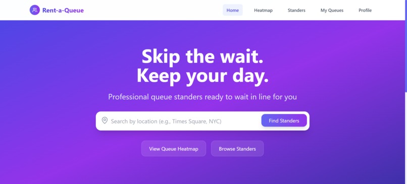 Rent-a-Queue – screenshot 1