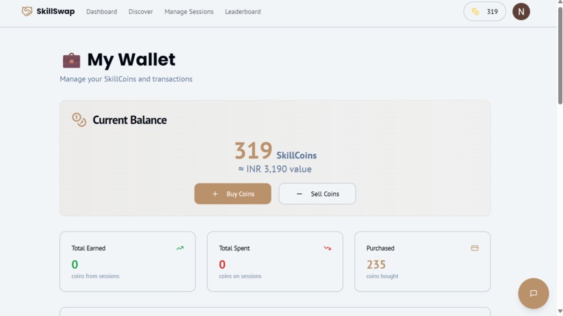 SkillSwap – screenshot 3