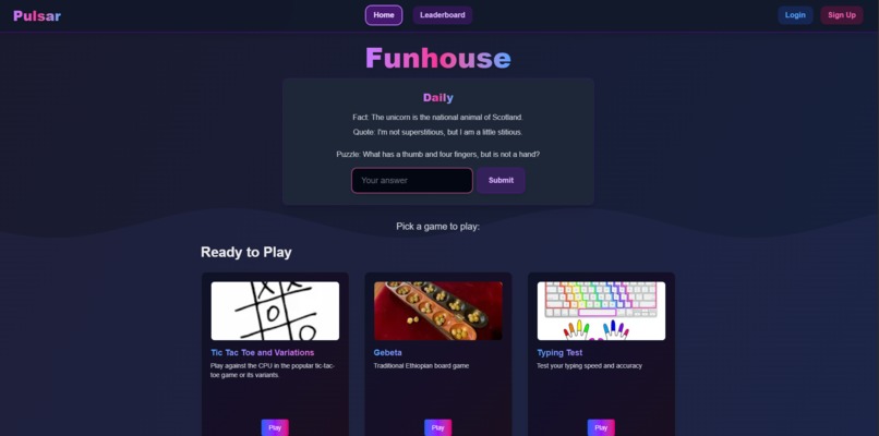 Pulsar Digital Funhouse – screenshot 1