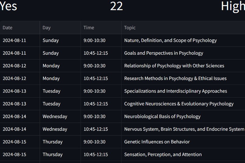 Exam Companion – screenshot 2