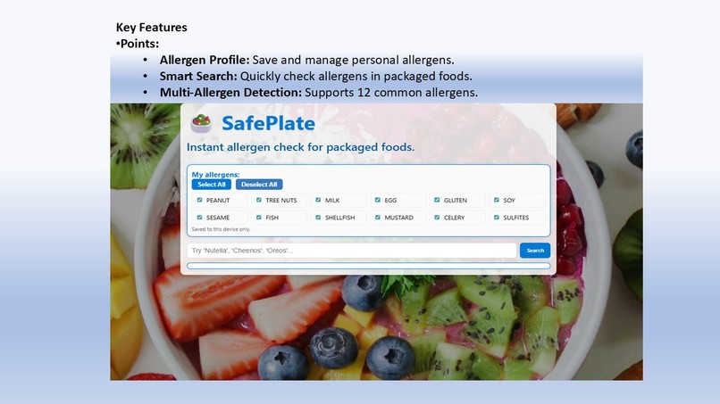 SafePlate – screenshot 3
