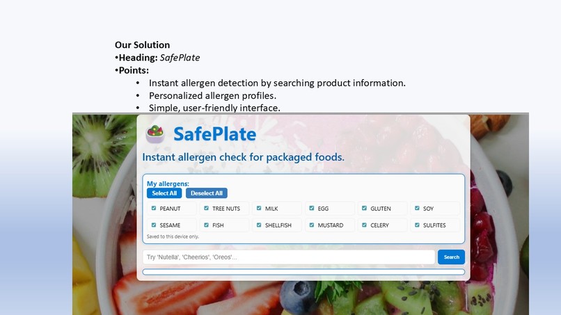 SafePlate – screenshot 4