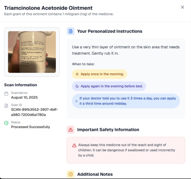 MedGuide - AI Medication Assistant – screenshot 1