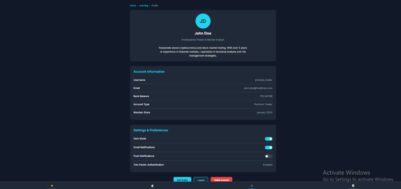 TradeTrek – screenshot 1