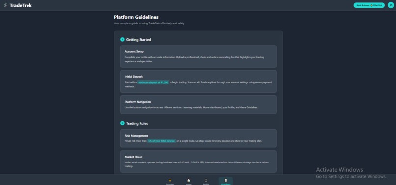 TradeTrek – screenshot 3