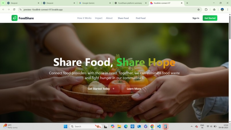 Food Share – screenshot 1