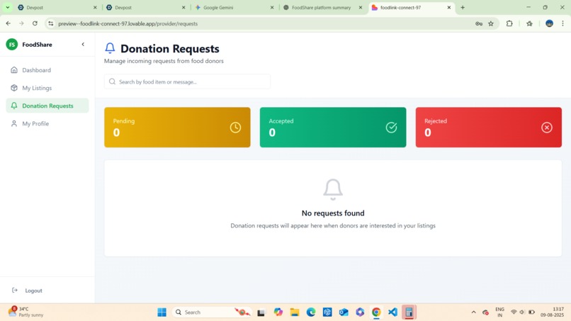 Food Share – screenshot 4