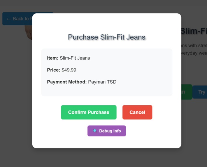 PaymanLand - Gamified AI Powered Fashion Metaverse – screenshot 2