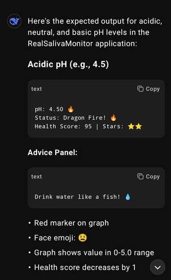child health monitoring system based on saliva – screenshot 5