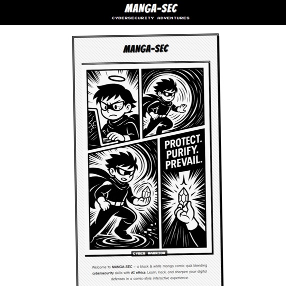 MangaSec - Cyber Guardian – screenshot 1