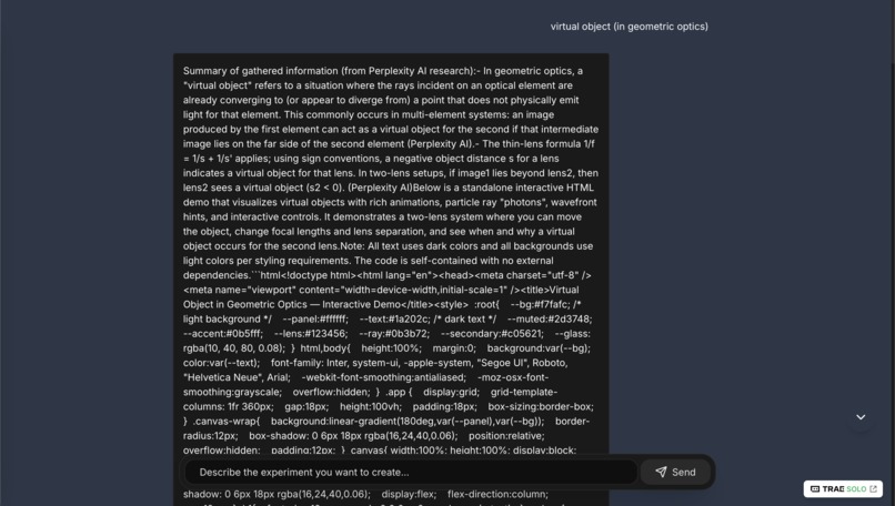 Experiment-Generate Agent – screenshot 1