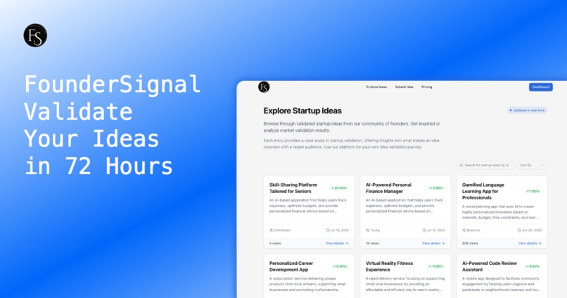 FounderSignal – screenshot 1