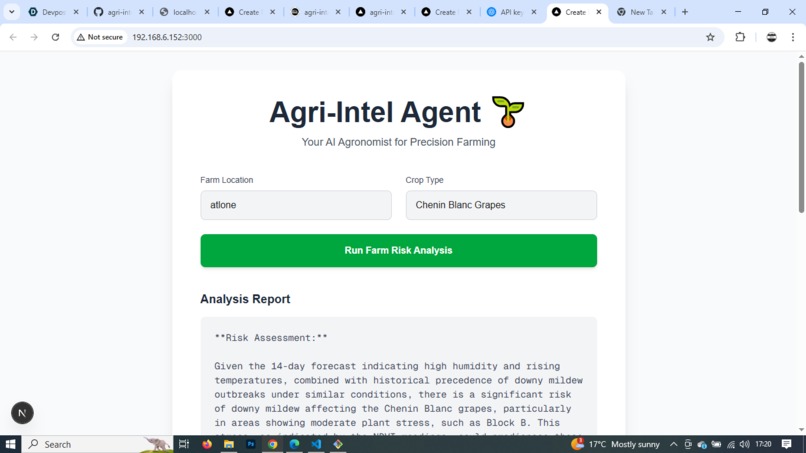 Agri-Intel Agent – screenshot 1