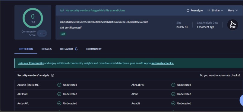 cybersecurity – screenshot 1