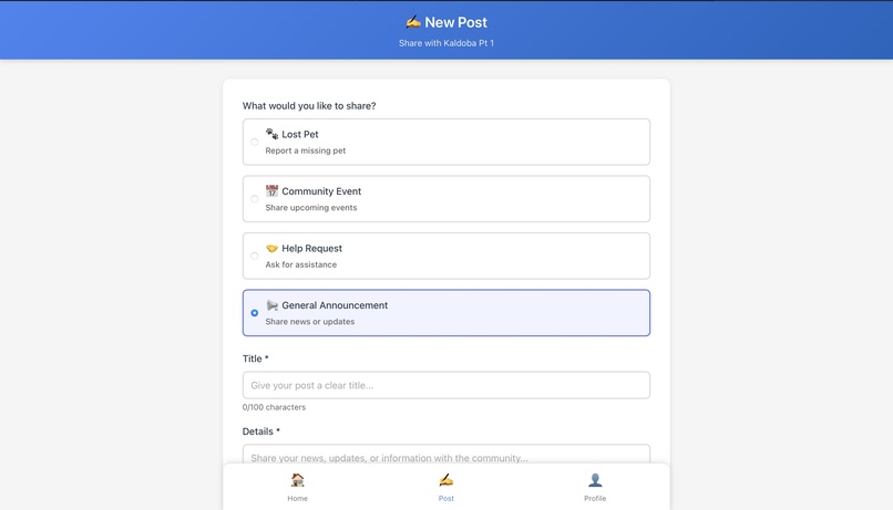 LocalConnect – screenshot 1