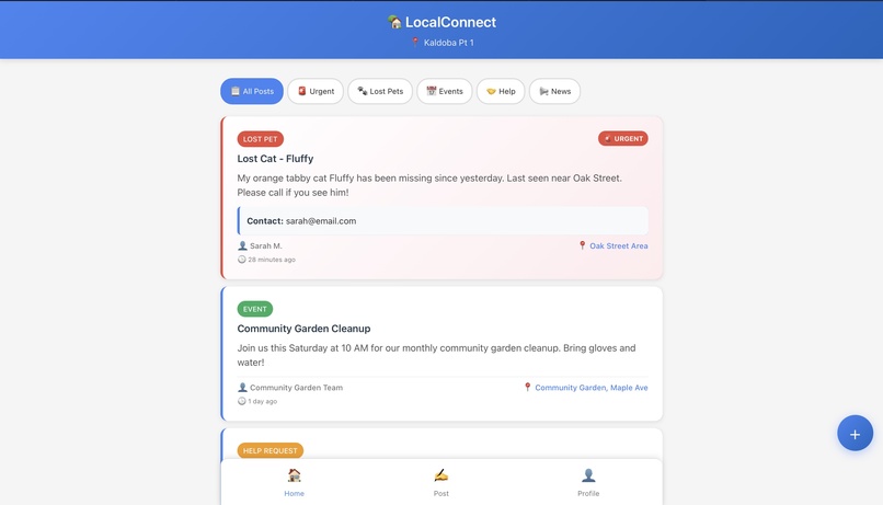 LocalConnect – screenshot 2