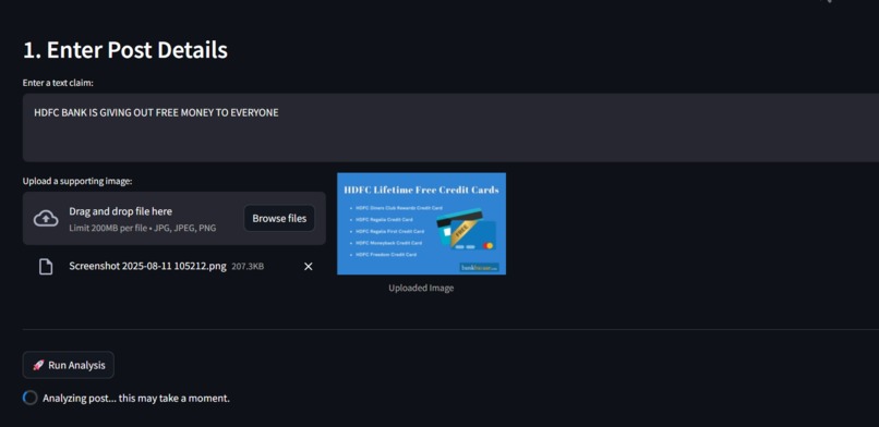 cometx(multimodal fake news detection system) – screenshot 3