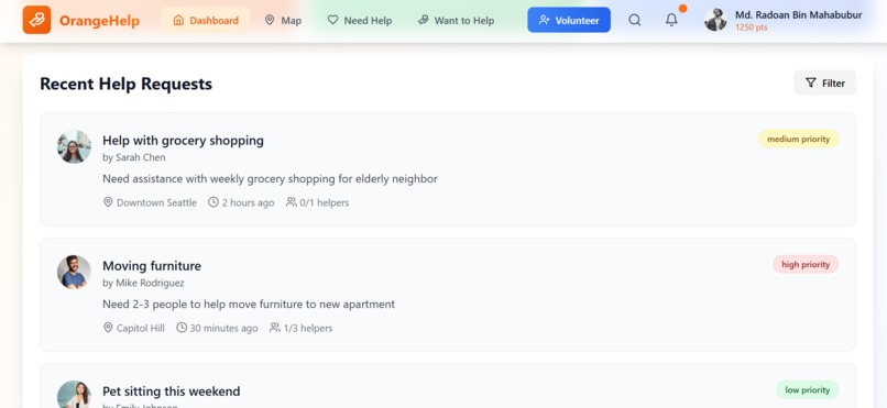 OrangeHelp – screenshot 3