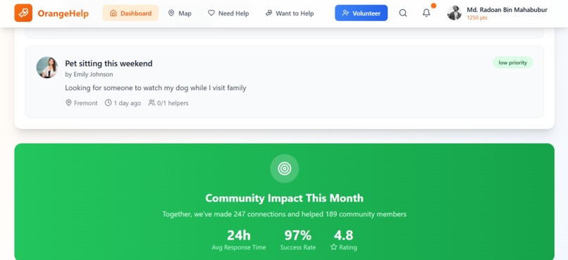 OrangeHelp – screenshot 4