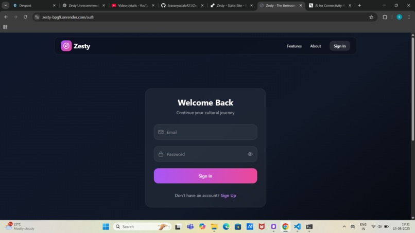 Zesty – screenshot 1