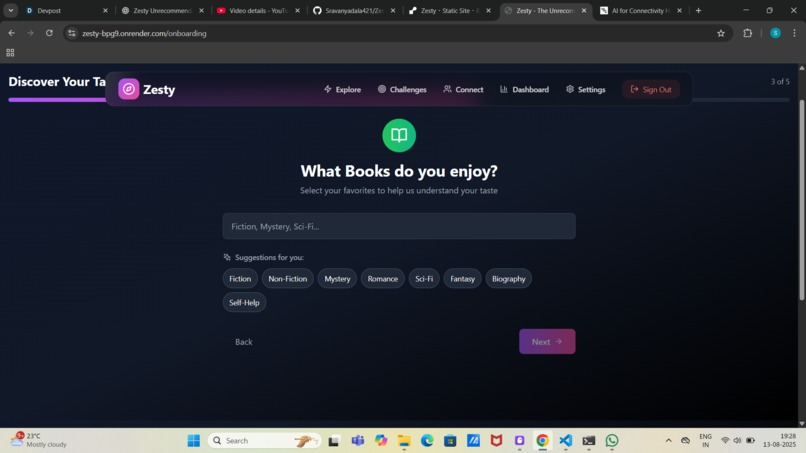 Zesty – screenshot 2