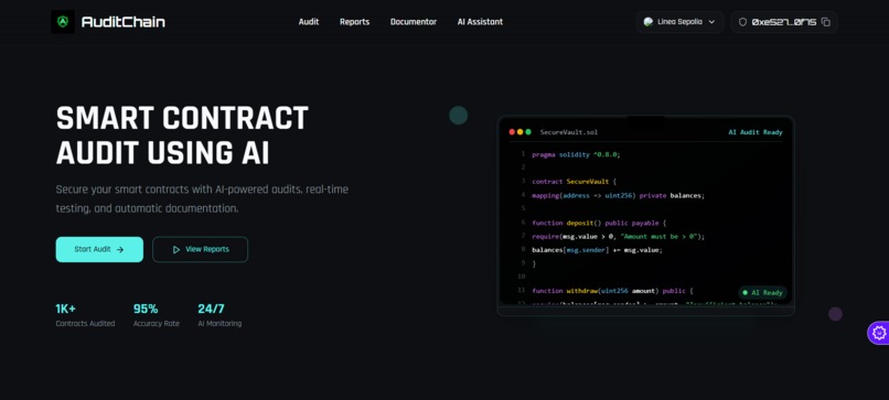 AuditChain – screenshot 1