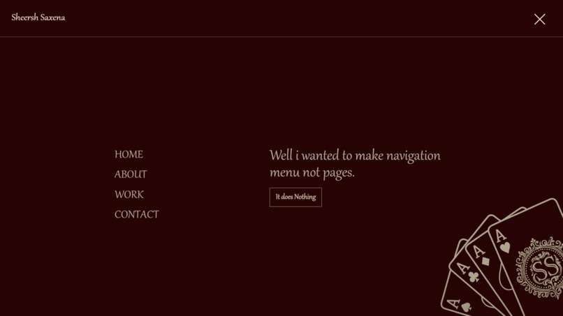 Personal Portfolio – screenshot 1