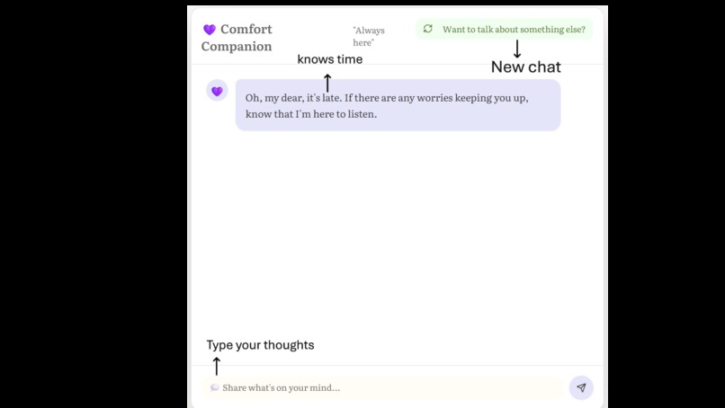 Comfort Companion – screenshot 2