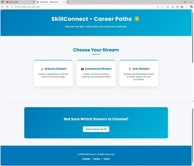 SkillConnect – Connects skills with careers – screenshot 2