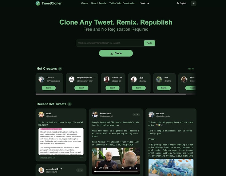 TweetCloner - Clone Any Tweet. Remix. Republish – screenshot 4
